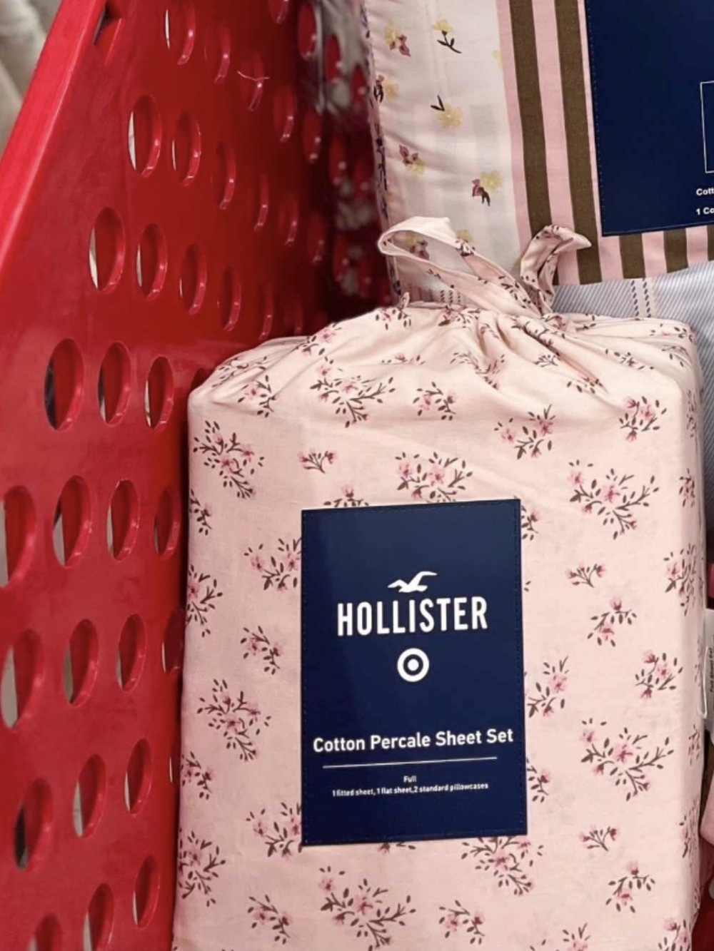Hollister x target Ditsy floral percale sheet set